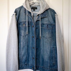 I.N.C. Hooded Denim Jacket